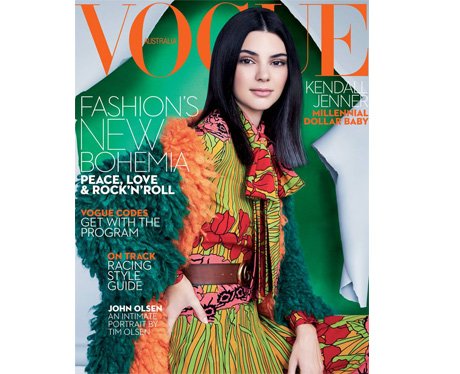 Kendall Jenner covers Vogue Australia
