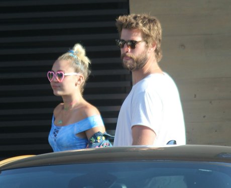 Miley Cyrus and Liam Hemsworth celebrate Labour Da