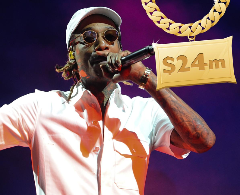Wiz Khalifa - $24m - Richest Hip-Hop Stars 2016: Who's This Year's King