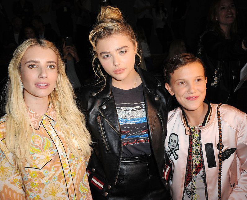 Emma Roberts, Chloe Grace Moretz and Millie Bobby