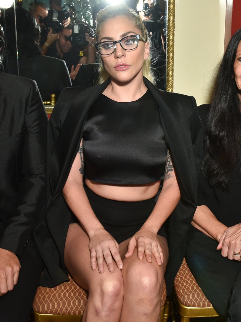 Lady Gaga FROW Brandon Maxwell NYFW SS17