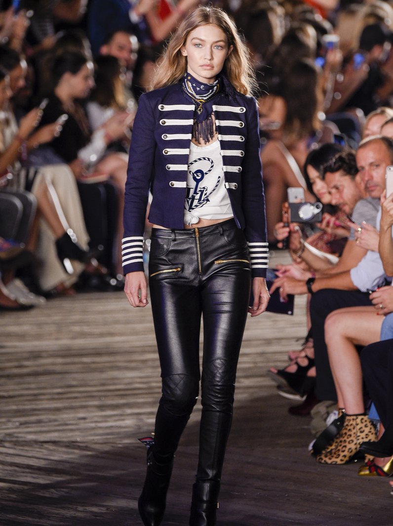 NYFW SS17 Gigi Hadid walks in Tommy Hilfiger