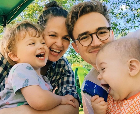 Tom Fletcher posts sweet family selfie before head