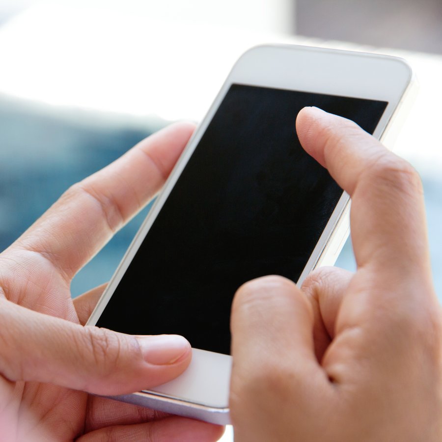 Woman Using a Smart Phone