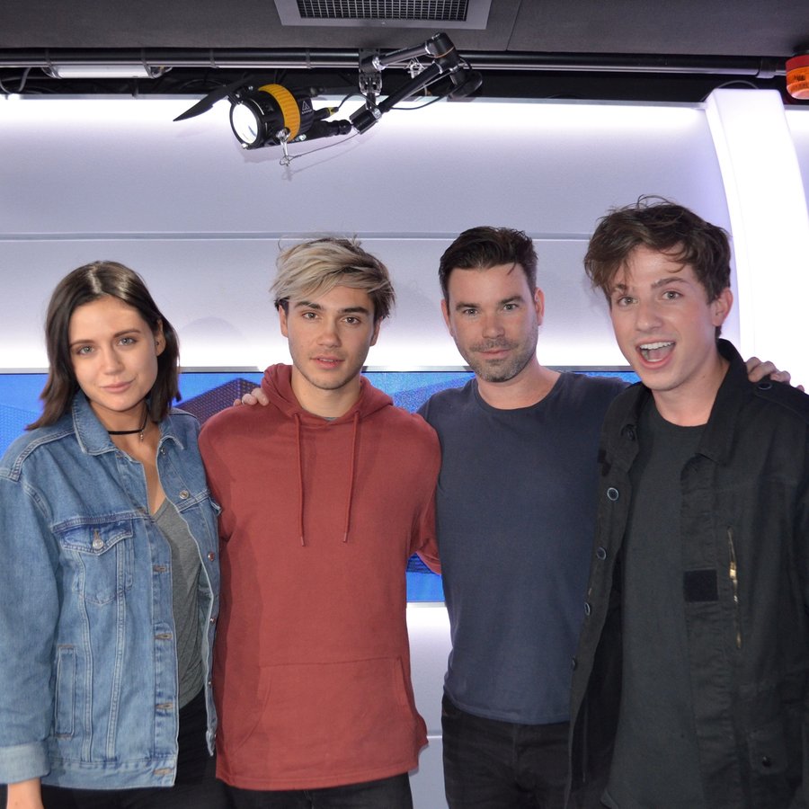 Charlie Puth with Dave Berry, George and Lilah