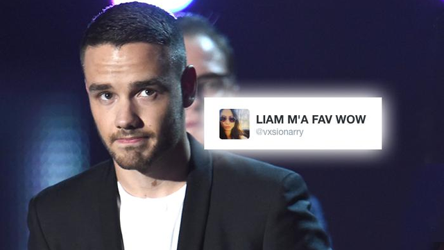 Liam Paye Favourites Tweet 2016/ Brit Awards