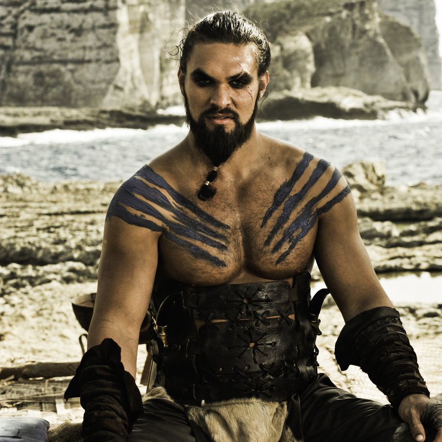 Jason Momoa as Khal Drogo