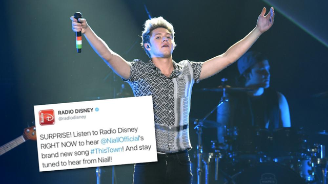 Niall Horan Radio Disney Tweet