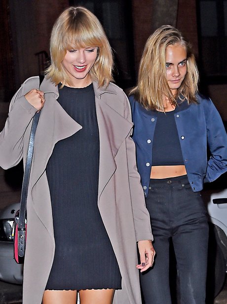 #SQUAD. Taylor Swift and Cara Delevingne head on girls ...