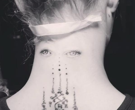 cara delevinge tattoo