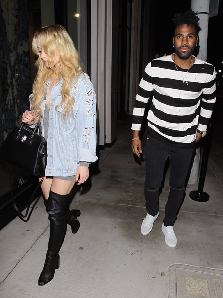 Jason Derulo on date night with mystery blonde