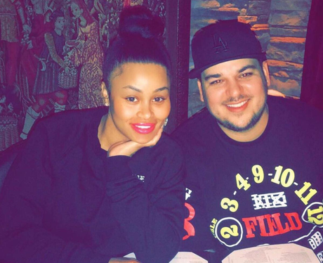 Rob and chyna started dating