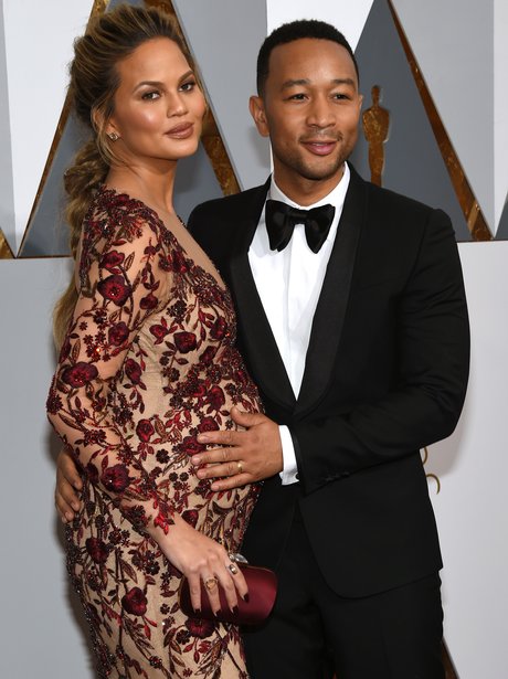 Crissy Teigen John Legend The Oscars 2016