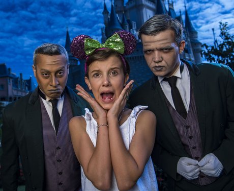 Millie Bobby Brown gets terrified at Disneyland ju