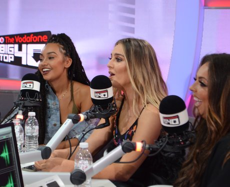 Little Mix In The Vodafone Big Top 40 Studio
