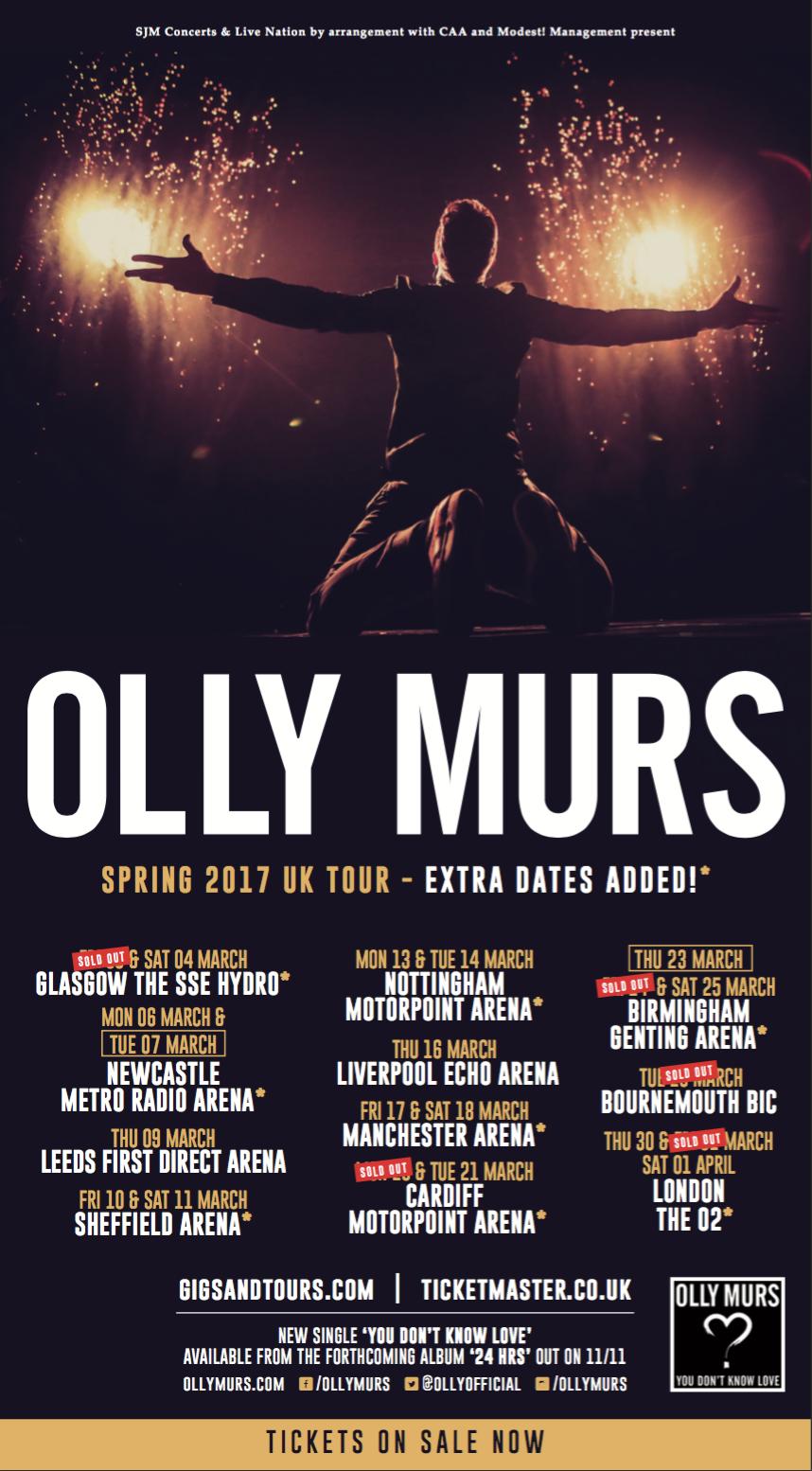 Olly Murs Tour Dates