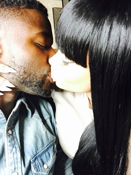 Blac Chyna and Pilot spotted kissing