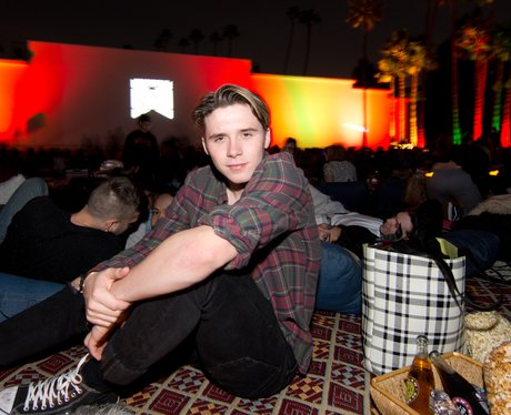 Brooklyn Beckham looks handsome at festive event