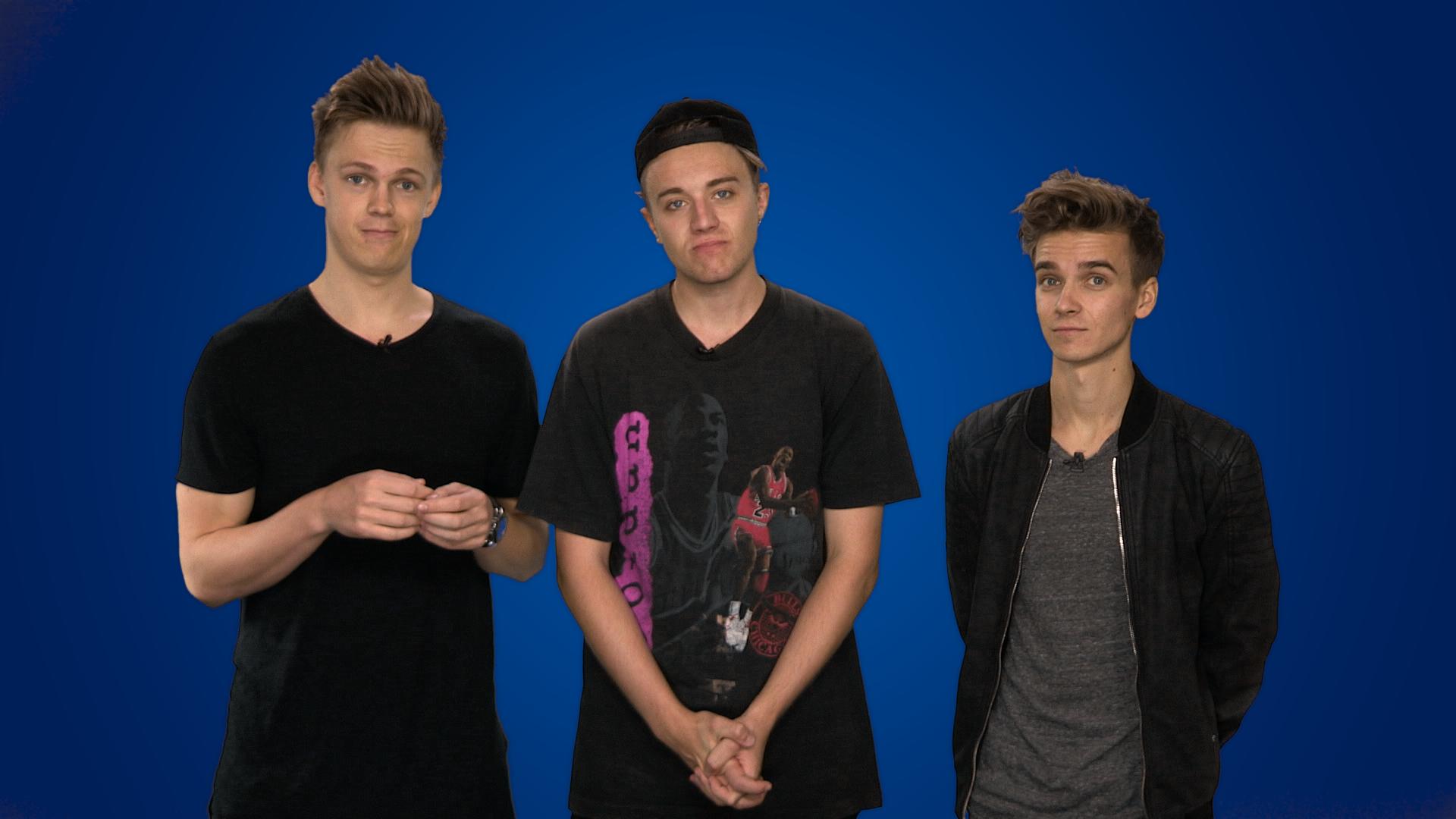 Joe Sugg Caspar Lee & Roman Kemp