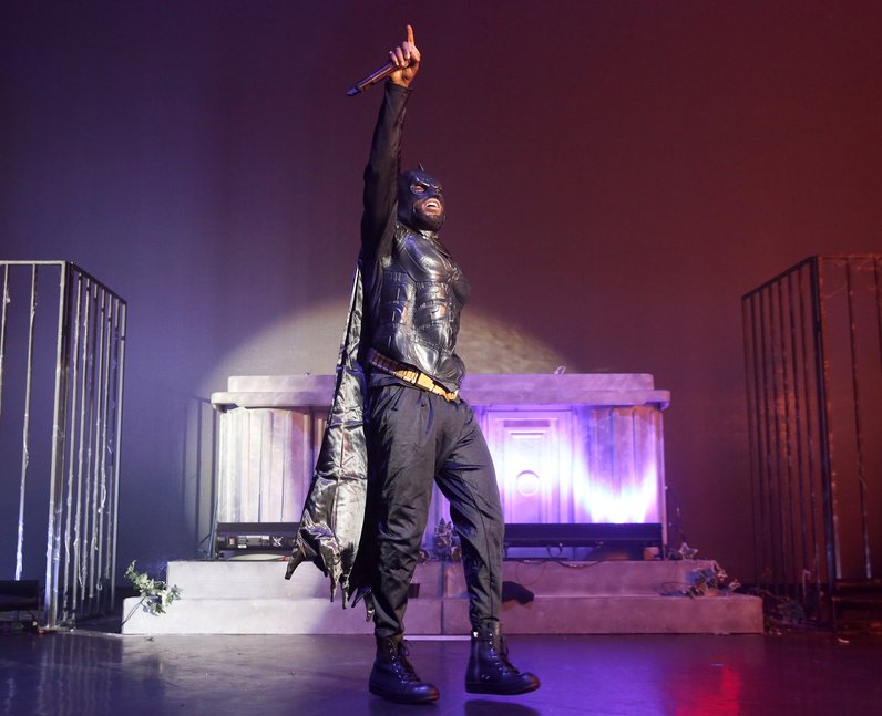 Tinie Tempah Batman Monster Mash-Up 2016 London