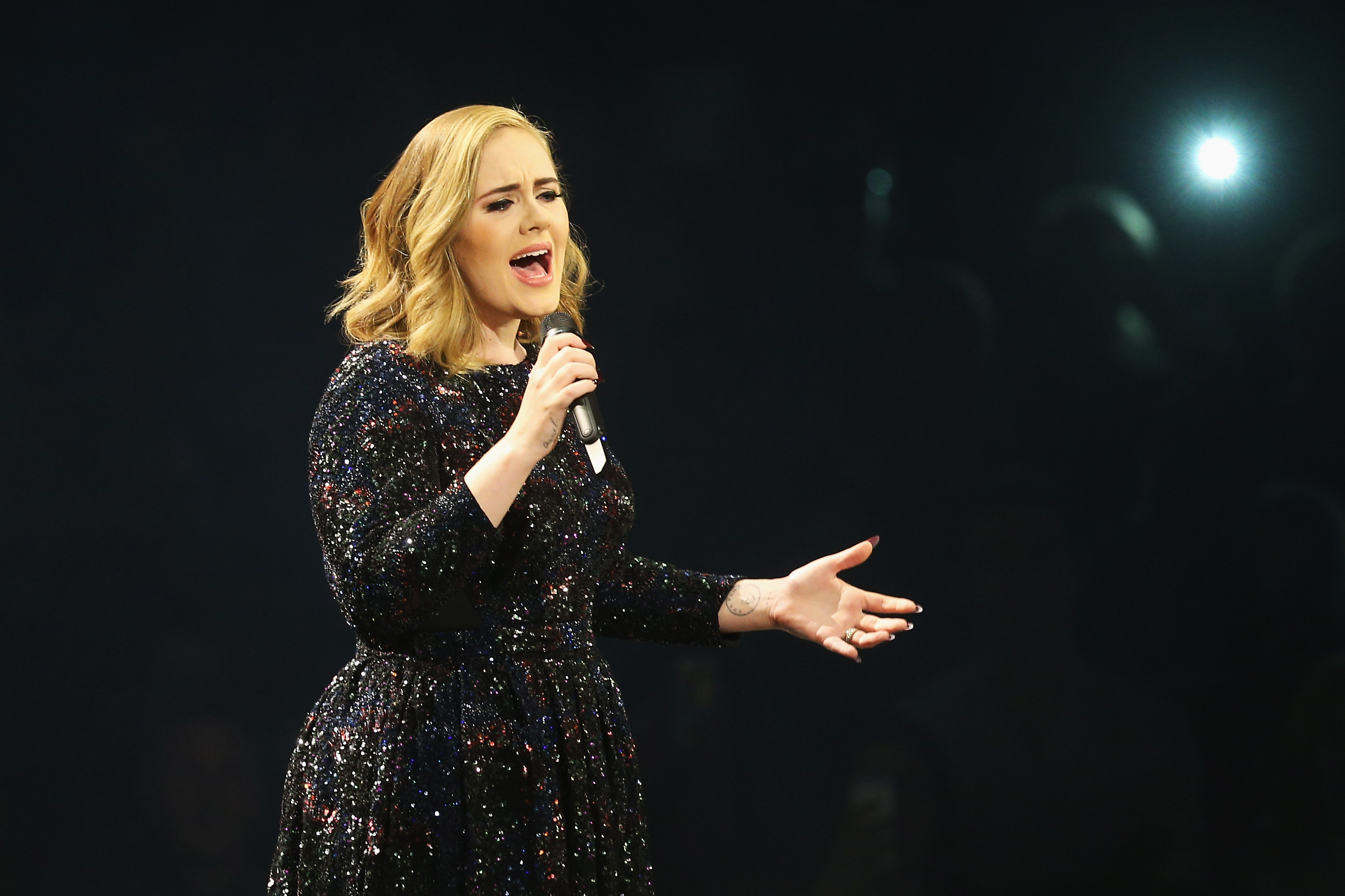 Adele Performs At The Barclaycard Arena, Hamburg