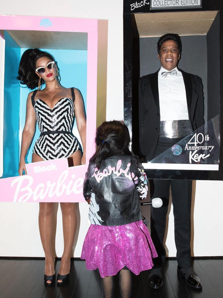 Beyonce, Jay-Z and Blue Ivy dress up as dolls for