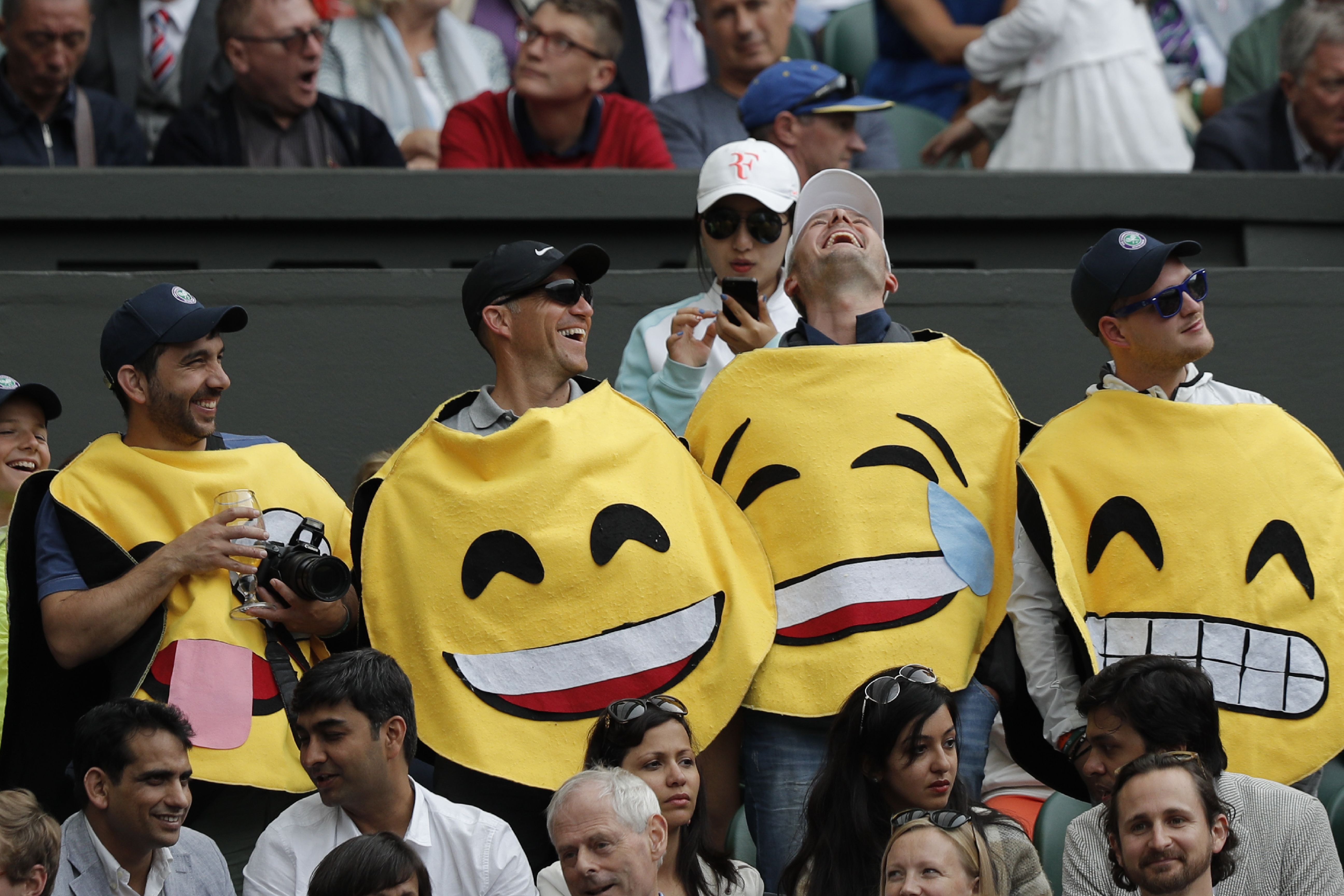 Emoji Fancy Dress at Wimbledon
