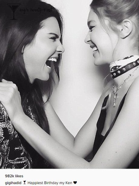 Gigi Hadid wishes Kendall Jenner a happy birthday
