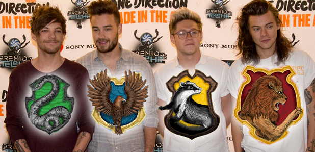 One Direction Hogwarts Houses