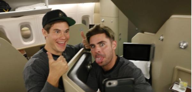 Adam DeVine and Zac Efron 