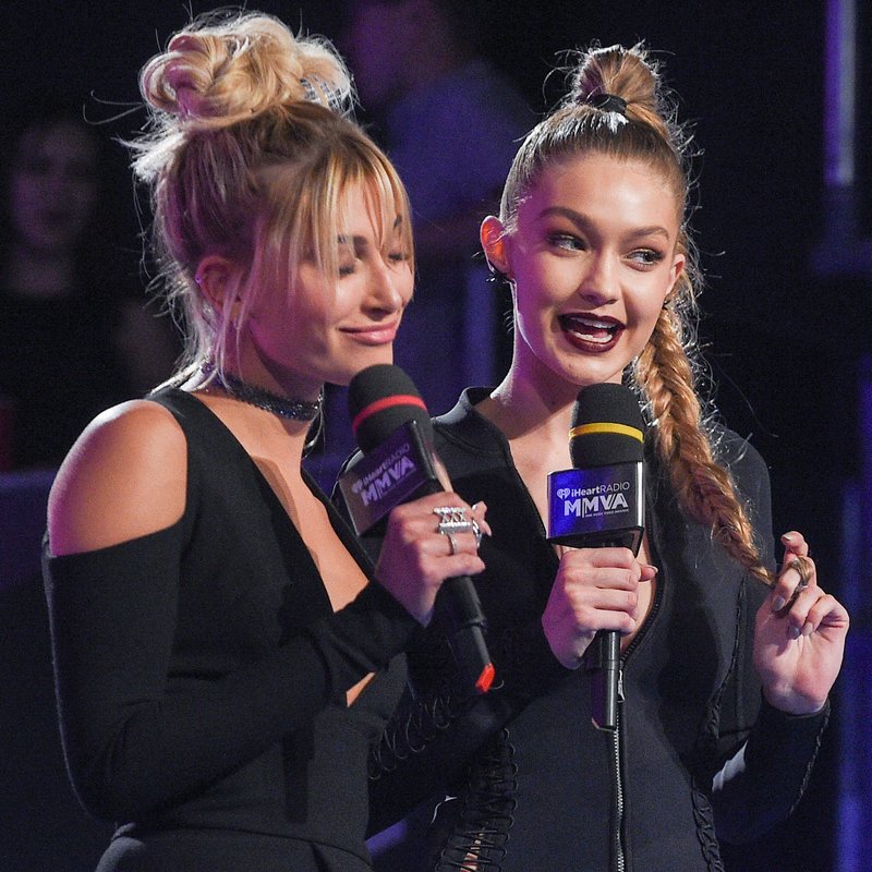 Gigi Hadid & Hailey Baldwin at MMVAs 2016