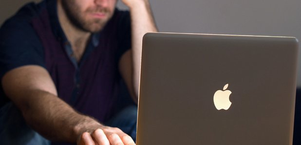 Man Using Computer