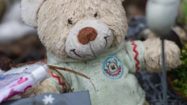 Teddy Bear At A Grave