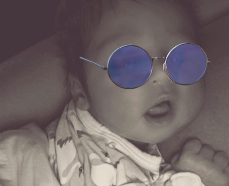 Dream Kardashian is subjected to a Snapchat filter