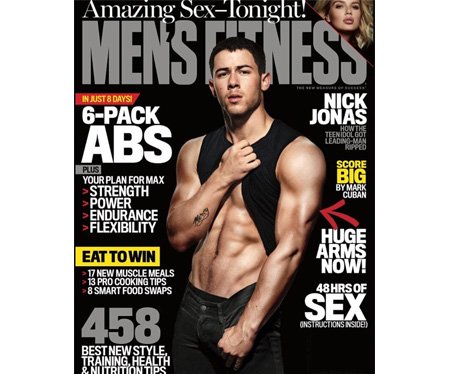 Nick Jonas Men's Fitness