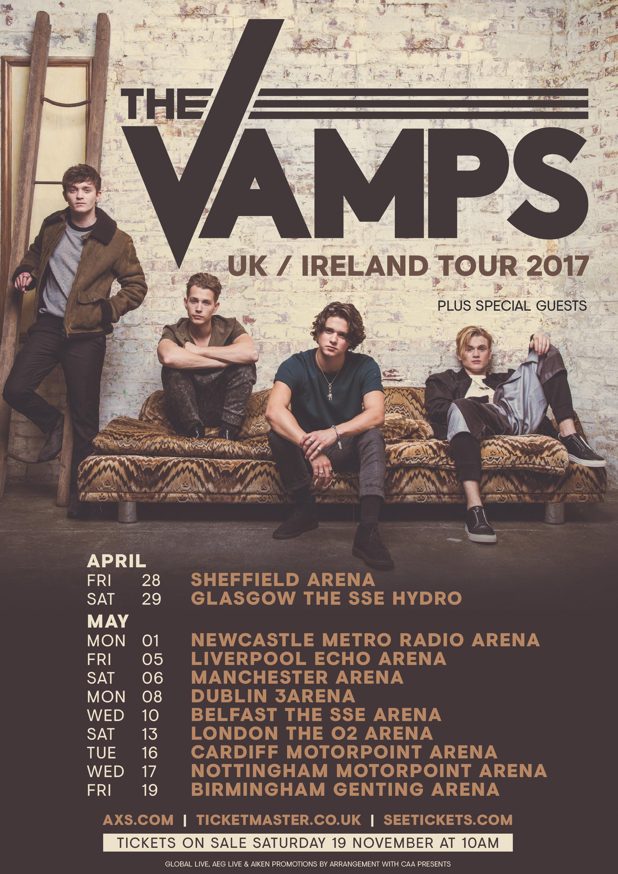 The Vamps UK Tour 2017