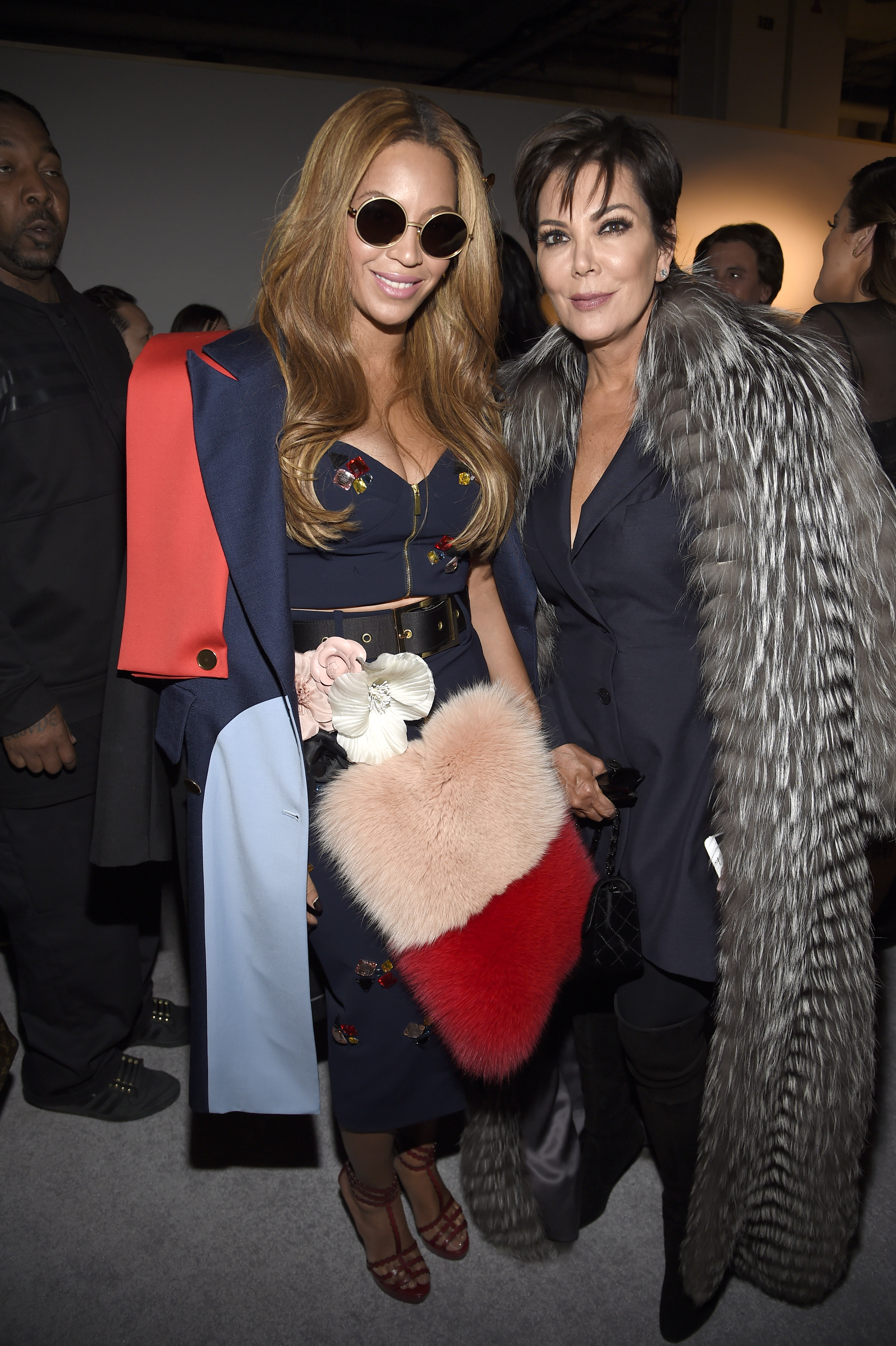 Beyonce and Kris Jenner