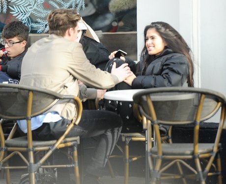 Brooklyn Beckham out for lunch with Kim Turnball