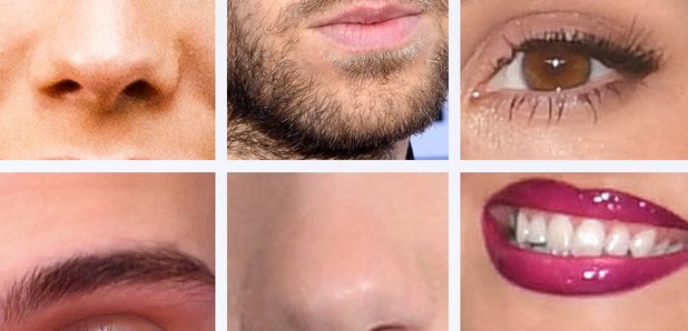 Celebrity facial features quiz