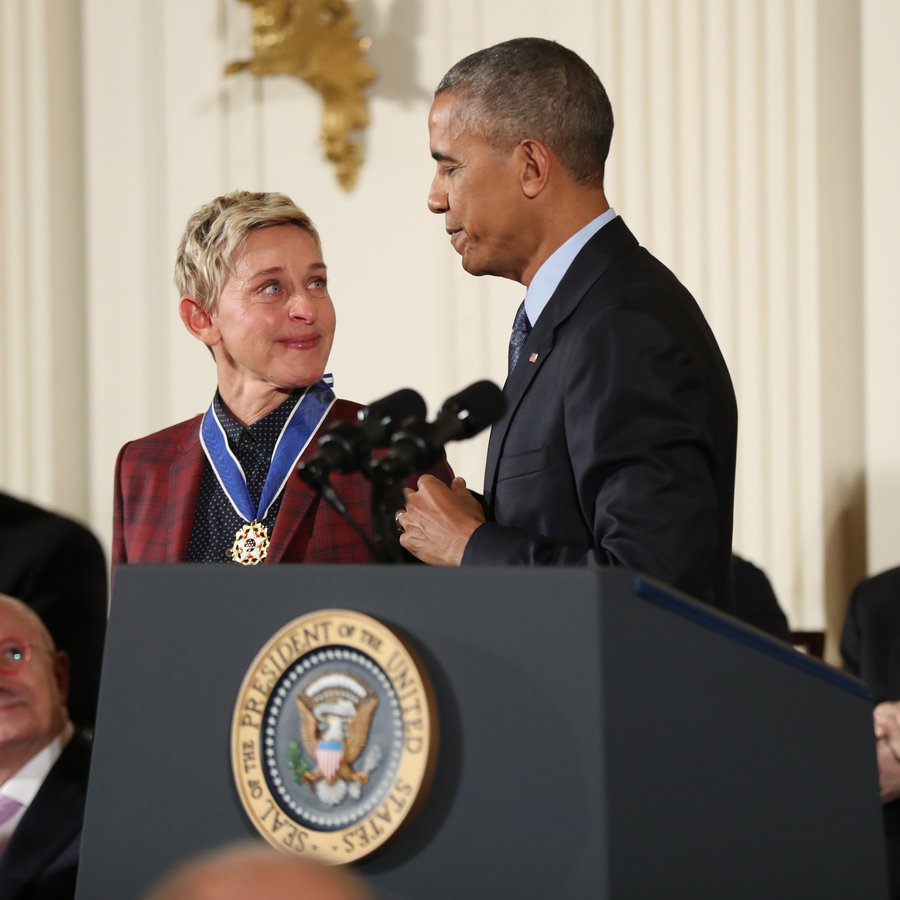 Ellen DeGeneres Obama Medal of Freedom