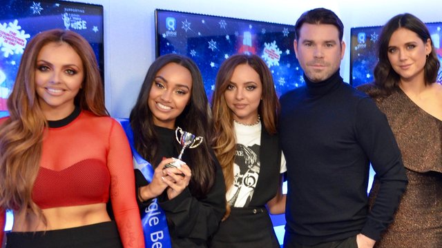 Little Mix with Dave Berry, George And Lilah