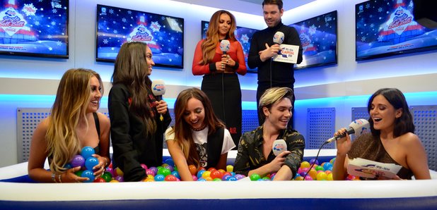 Little Mix with Dave Berry, George and Lilah