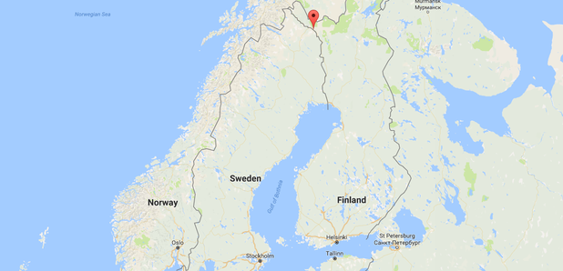 Location of Kuttanen