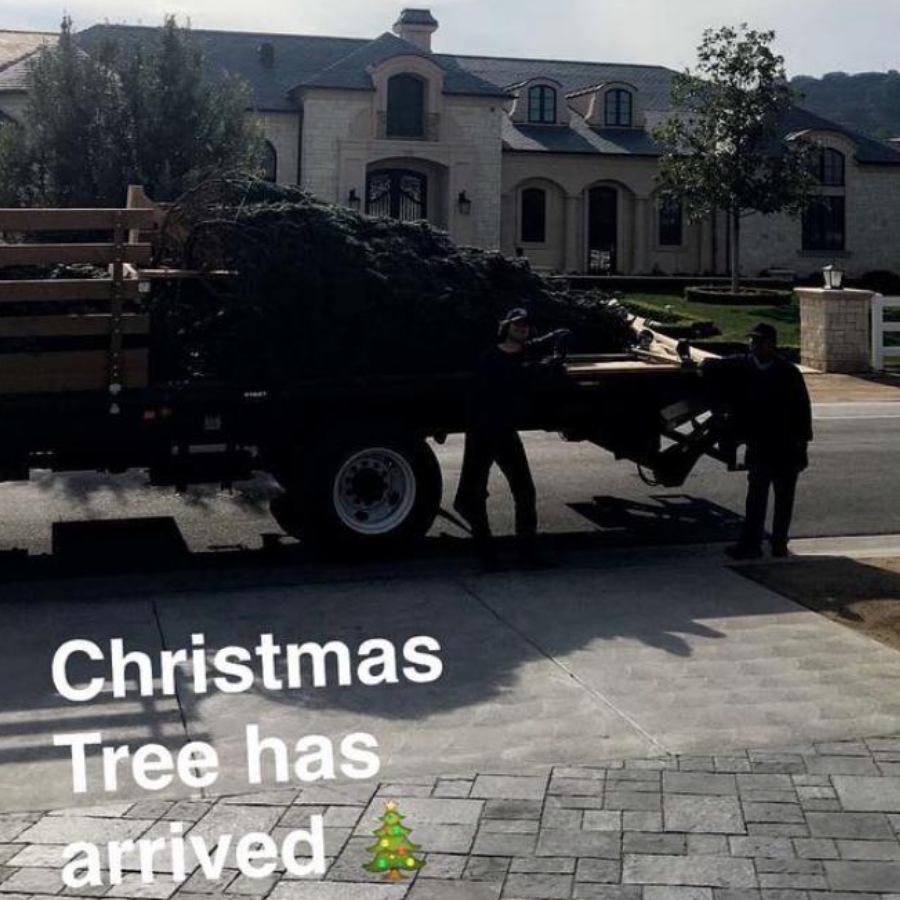 Kylie Jenner Christmas tree