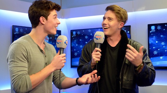 Shawn Mendes and Roman Kemp