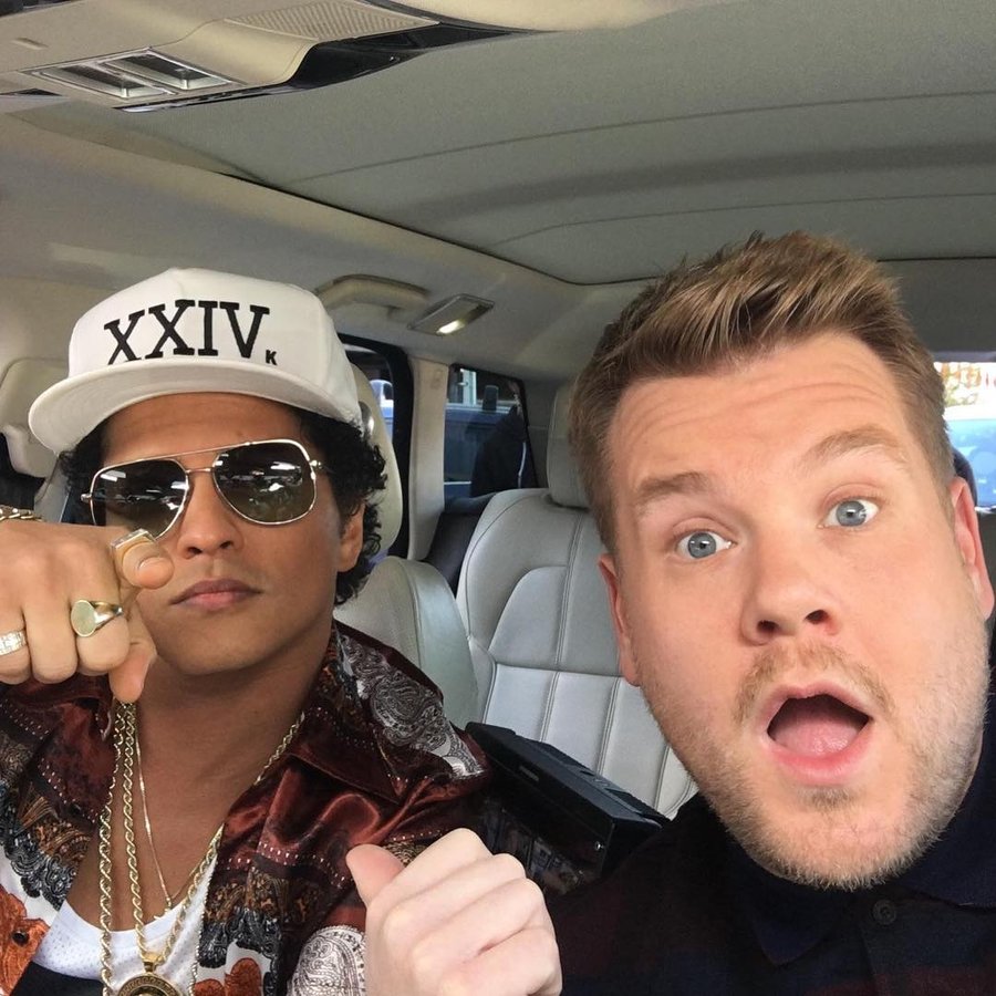 Bruno Mars James Corden Carpool Karaoke