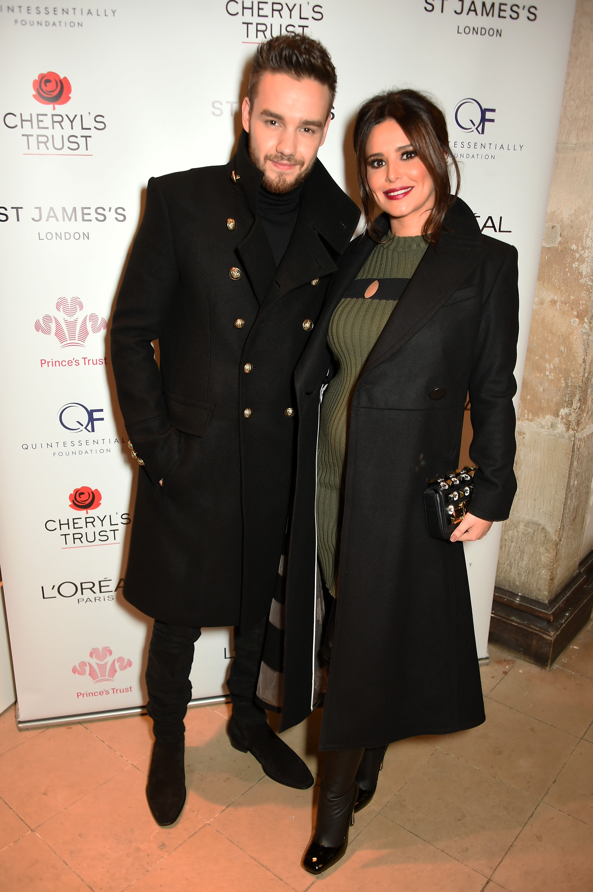 Liam and Cheryl at St James's London carol concert