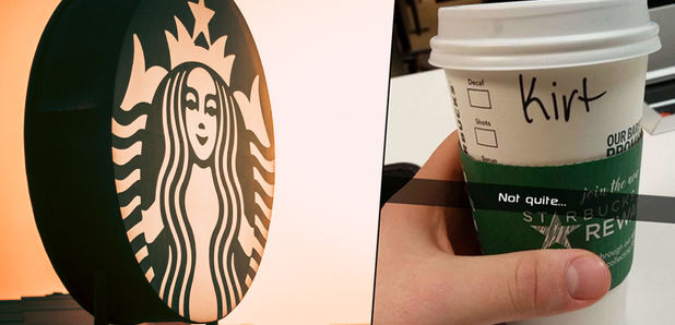 Your Name on your Starbucks Cup. 