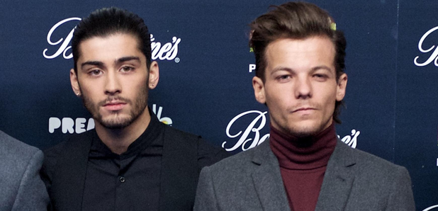 Zayn Malik and Louis tomlinson 