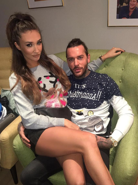 Christmas Jumpers Megan McKenna and Pete Wicks
